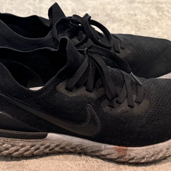 Nike BQ8928 002 Epic React Flyknit 2 Black White Men Tennis sneaker running B - Picture 7 of 15